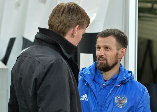 Russia vs. Lithuania friendly football match