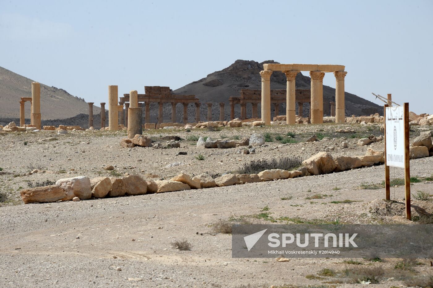 Historic site in Palmyra destroyed in military operations