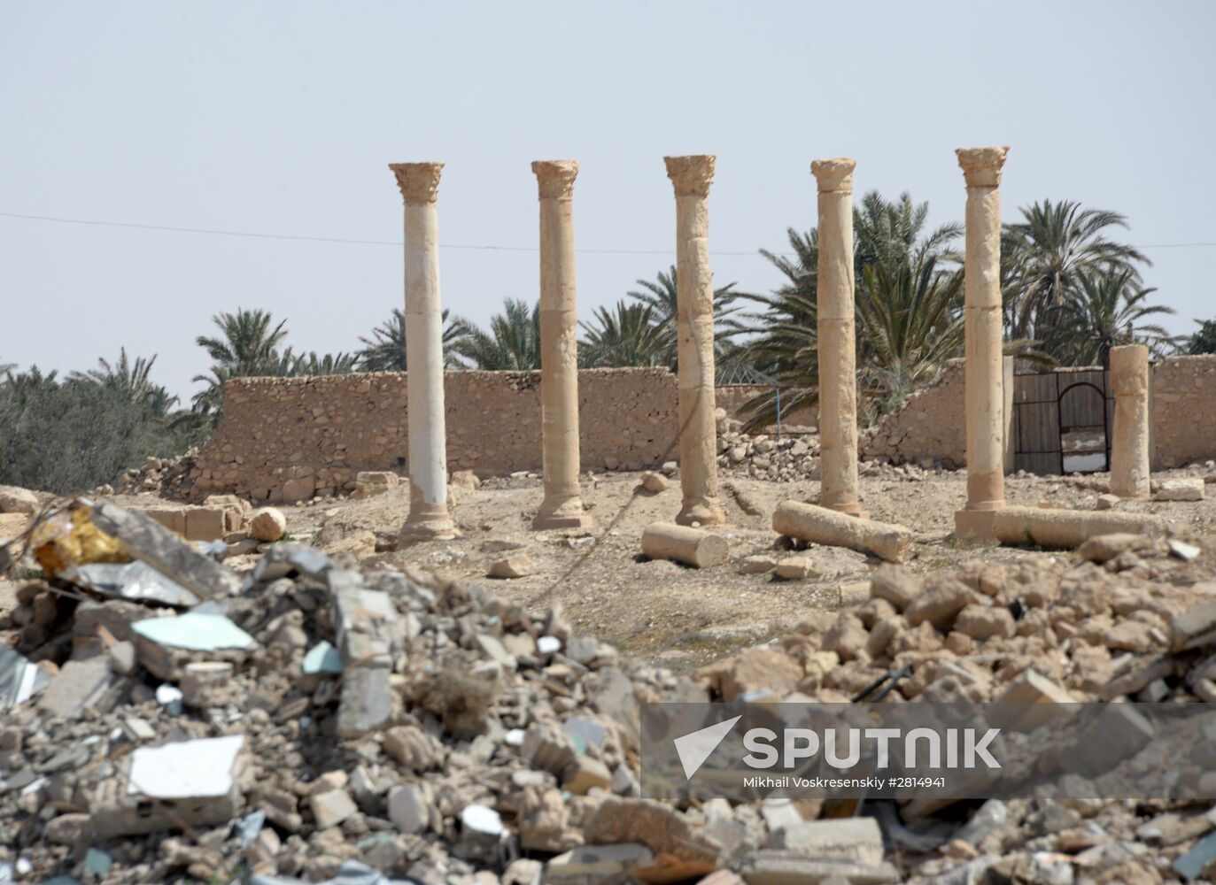 Historic site in Palmyra destroyed in military operations