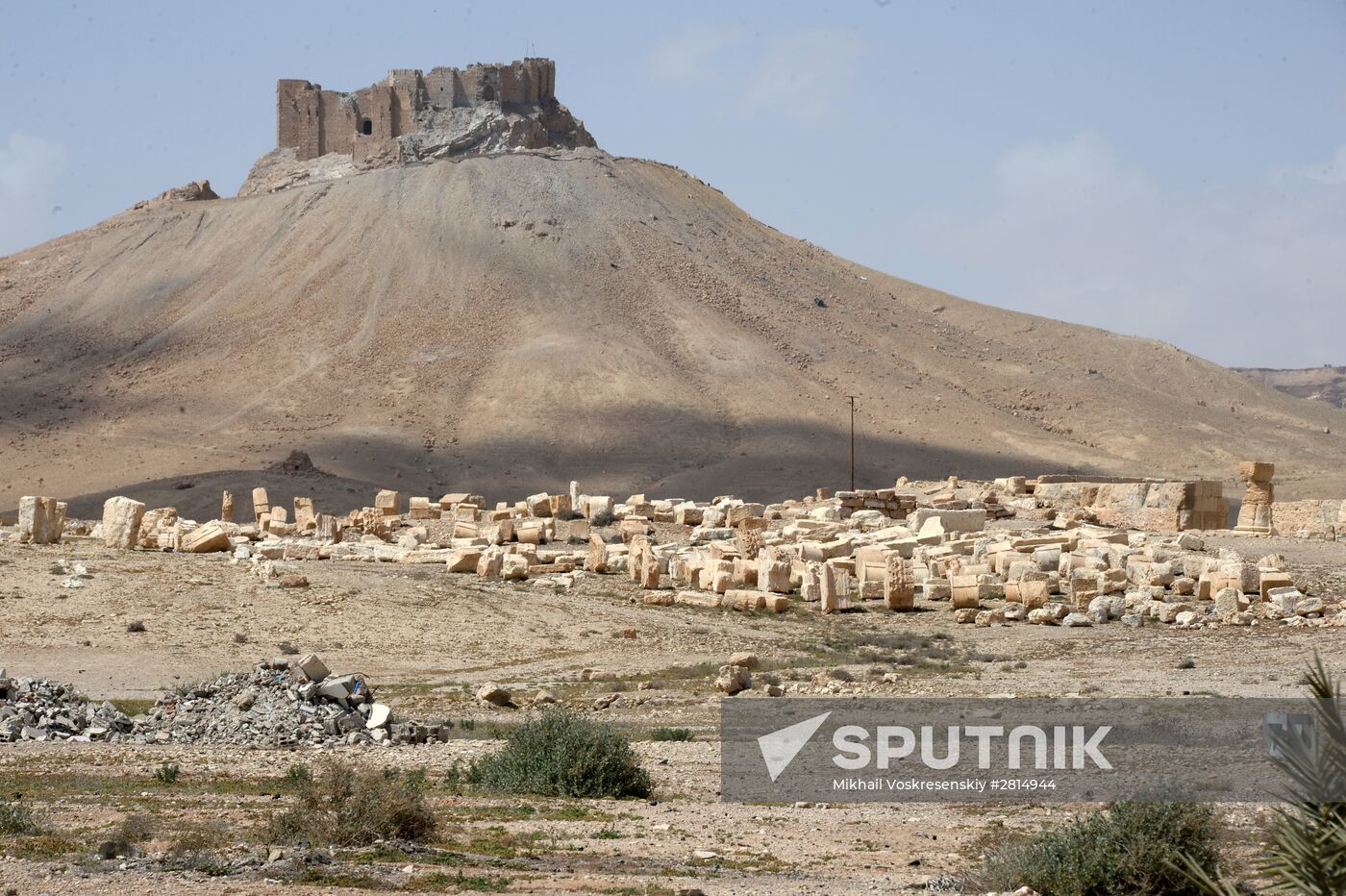 Historic site in Palmyra destroyed in military operations