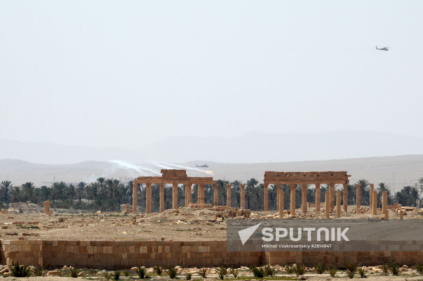 Historic site in Palmyra destroyed in military operations