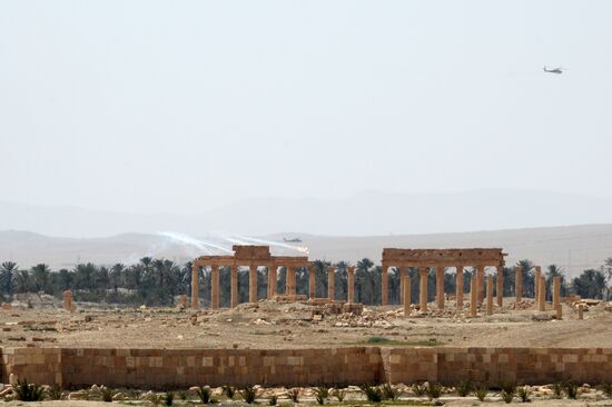 Historic site in Palmyra destroyed in military operations
