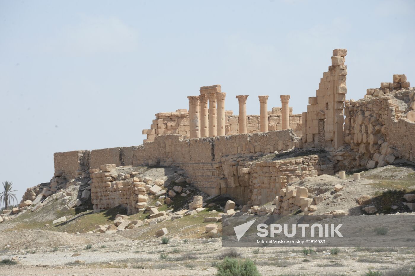 Historic site in Palmyra destroyed in military operations
