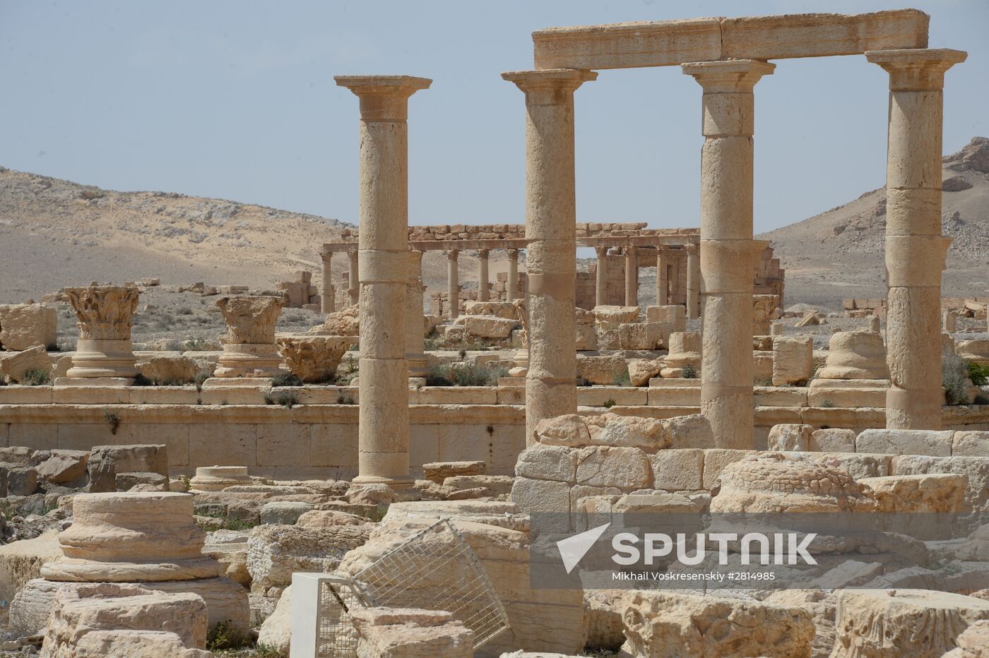 Historic site in Palmyra destroyed in military operations