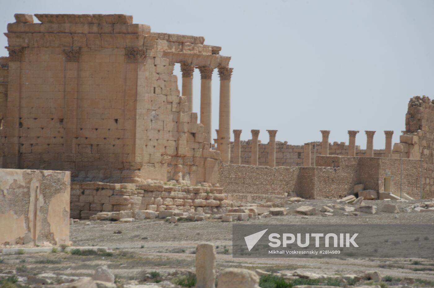 Historic site in Palmyra destroyed in military operations