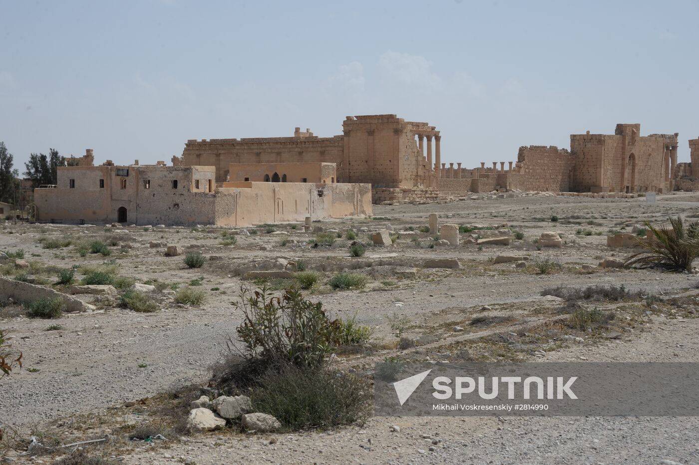 Historic site in Palmyra destroyed in military operations