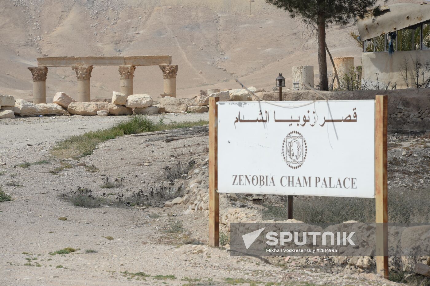 Historic site in Palmyra destroyed in military operations