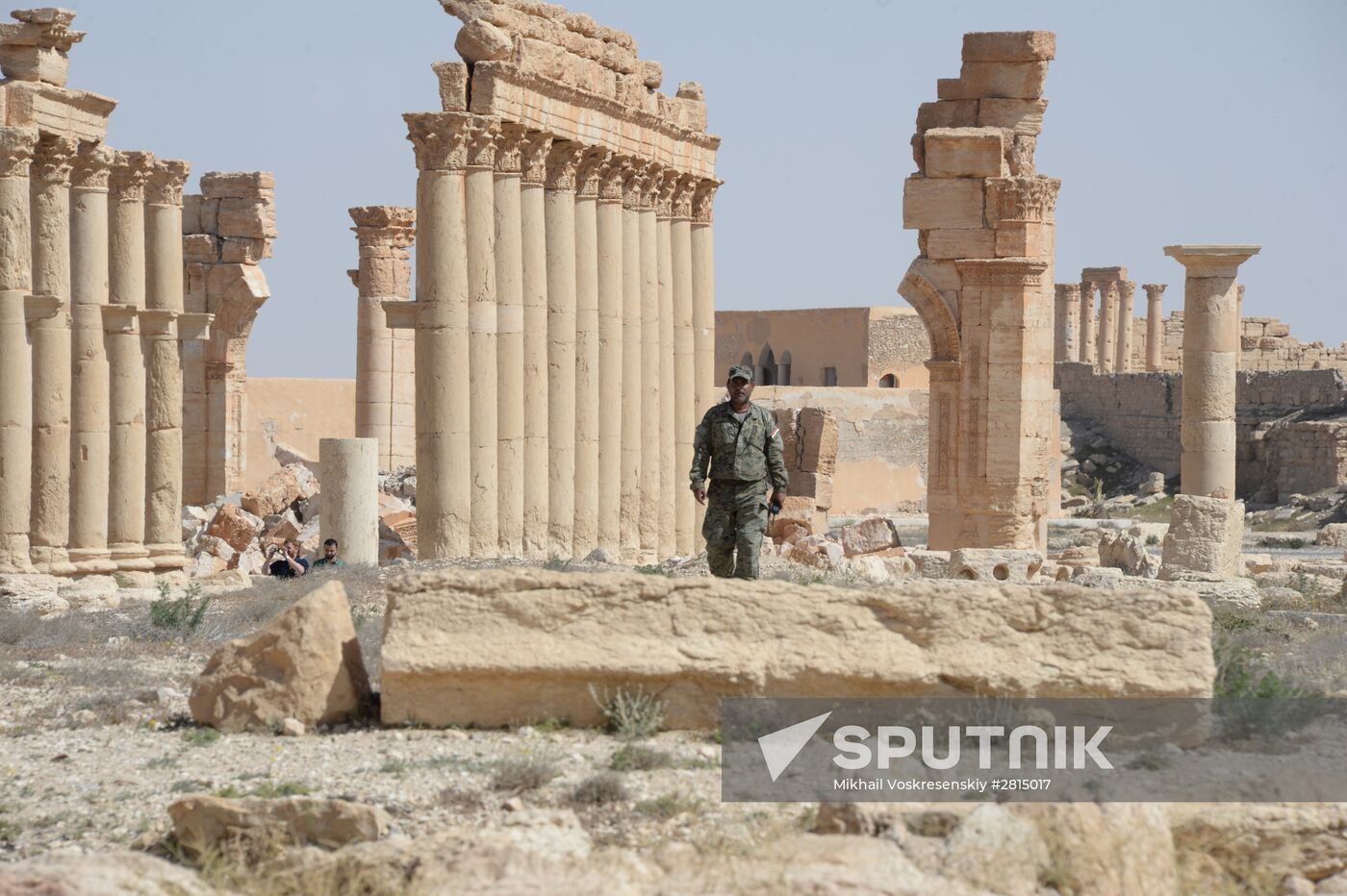Historic site in Palmyra destroyed in military operations
