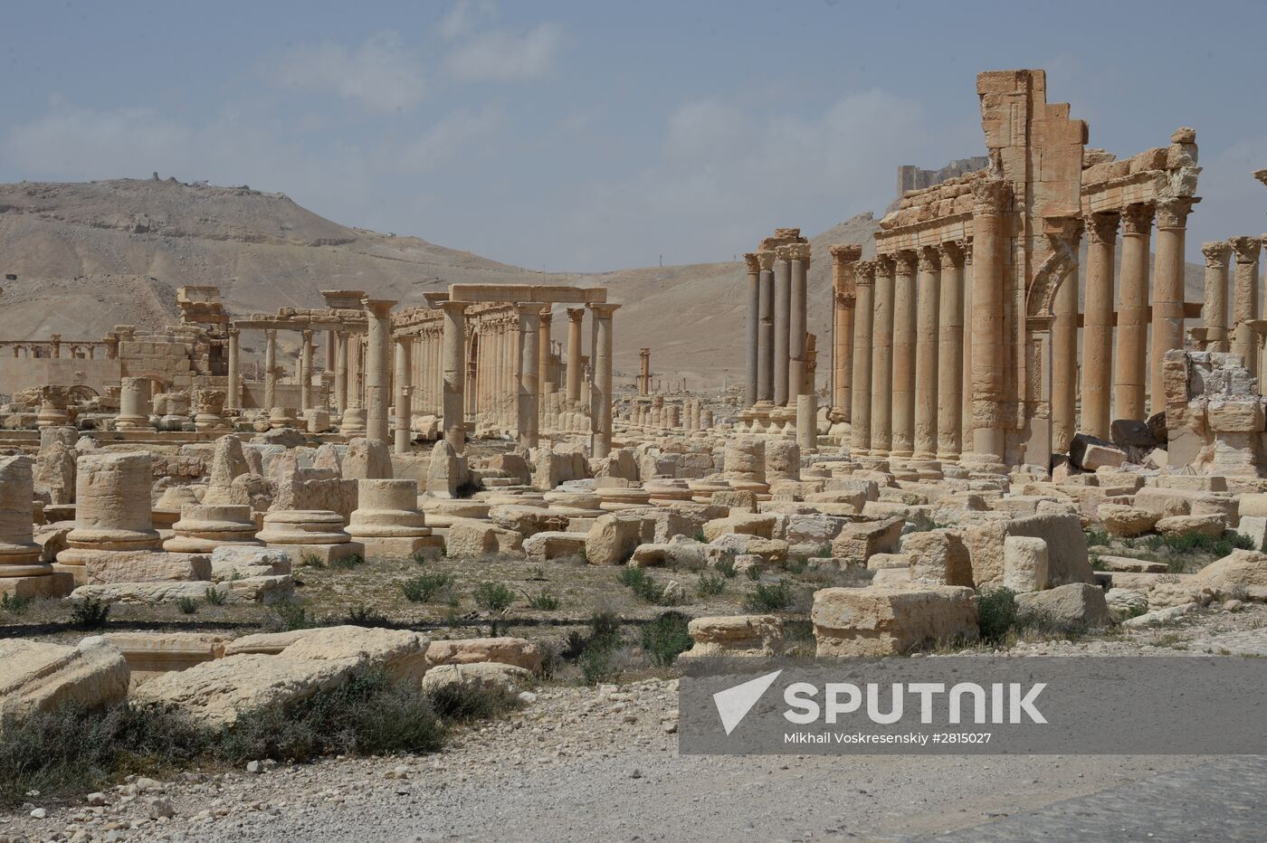 Historic site in Palmyra destroyed in military operations