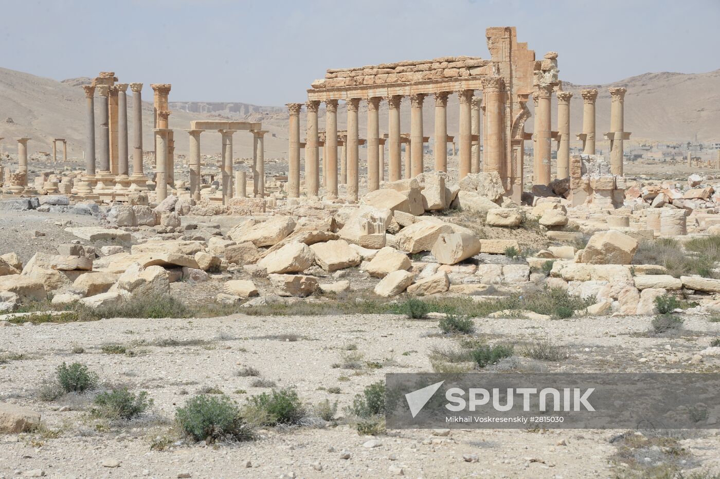 Historic site in Palmyra destroyed in military operations