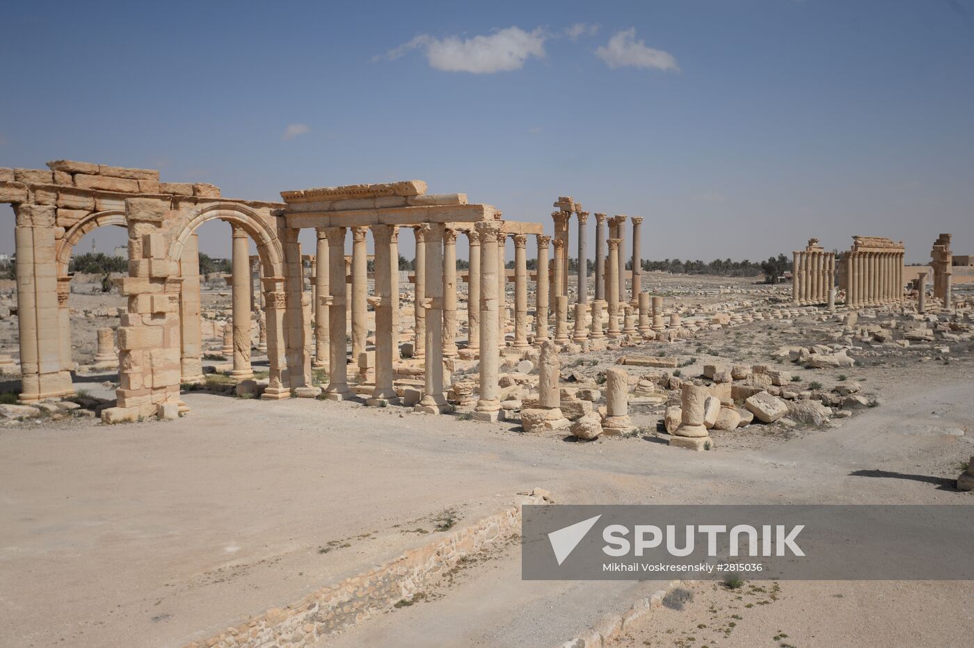 Historic site in Palmyra destroyed in military operations