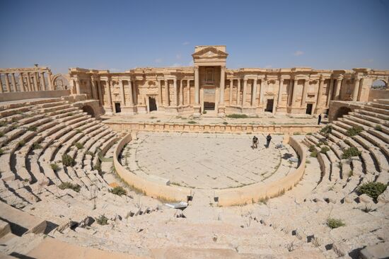 Historic site in Palmyra destroyed in military operations
