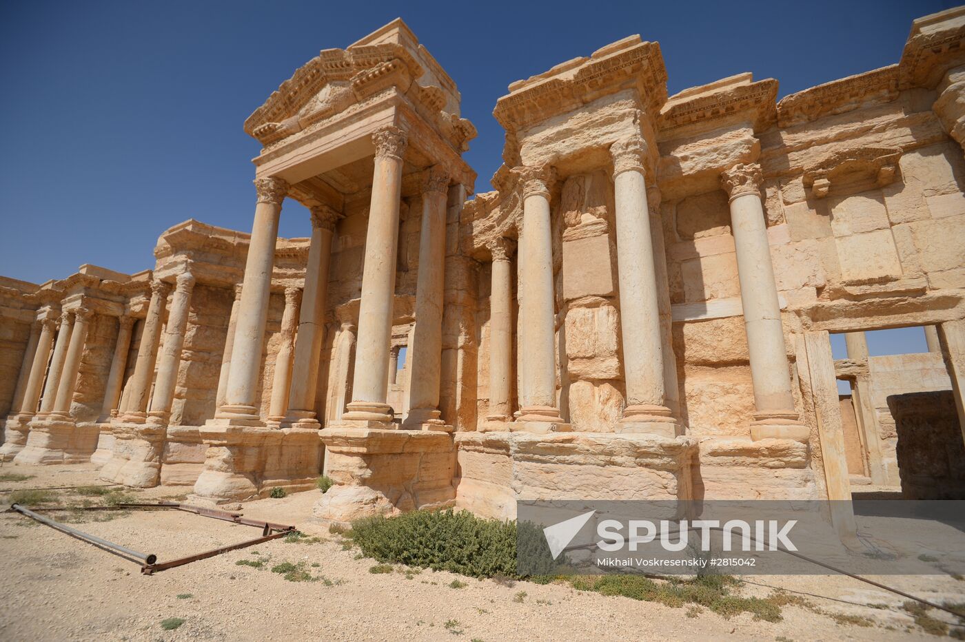 Historic site in Palmyra destroyed in military operations