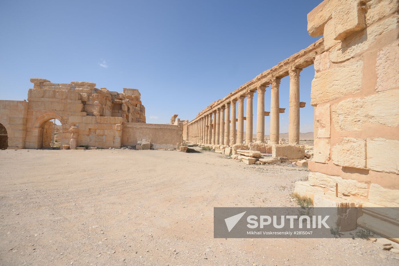 Historic site in Palmyra destroyed in military operations