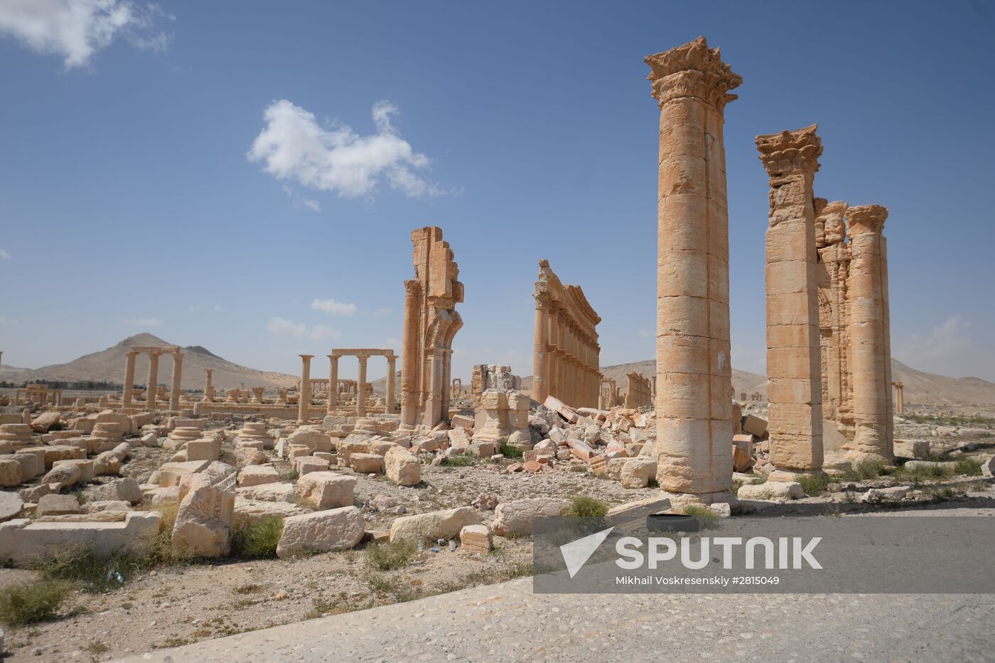 Historic site in Palmyra destroyed in military operations