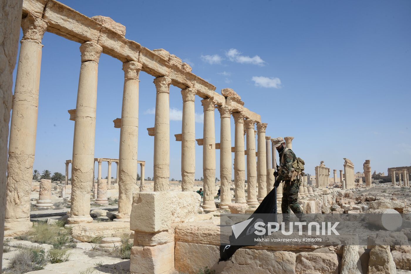 Historic site in Palmyra destroyed in military operations