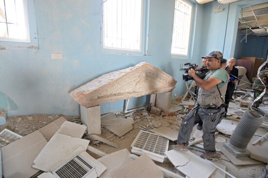 Museums in liberated Palmyra