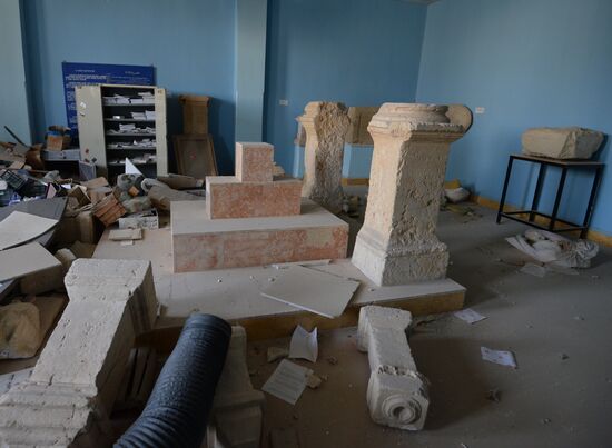 Museums in liberated Palmyra
