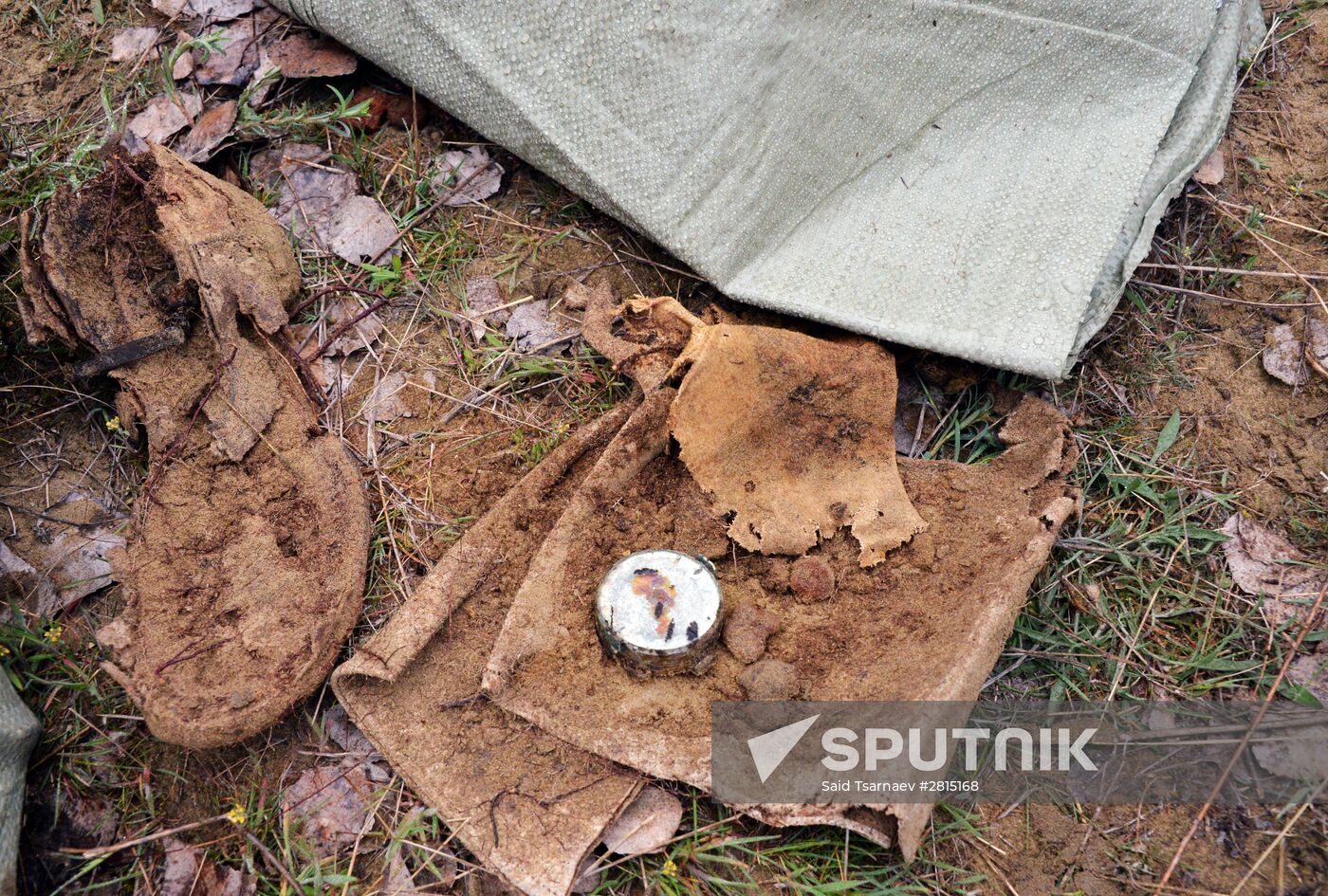 Searching for remains of soldiers killed during the Great Patriotic War, in the Chechen Republic