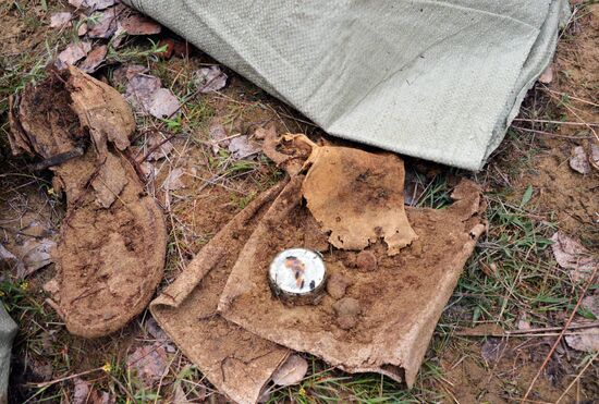 Searching for remains of soldiers killed during the Great Patriotic War, in the Chechen Republic