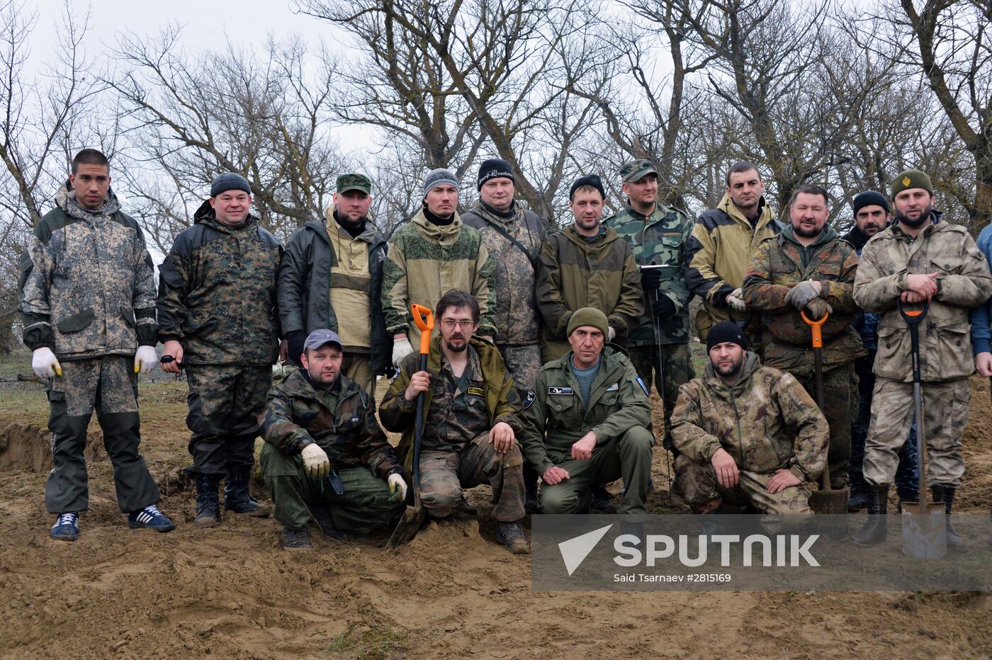 Searching for remains of soldiers killed during the Great Patriotic War, in the Chechen Republic