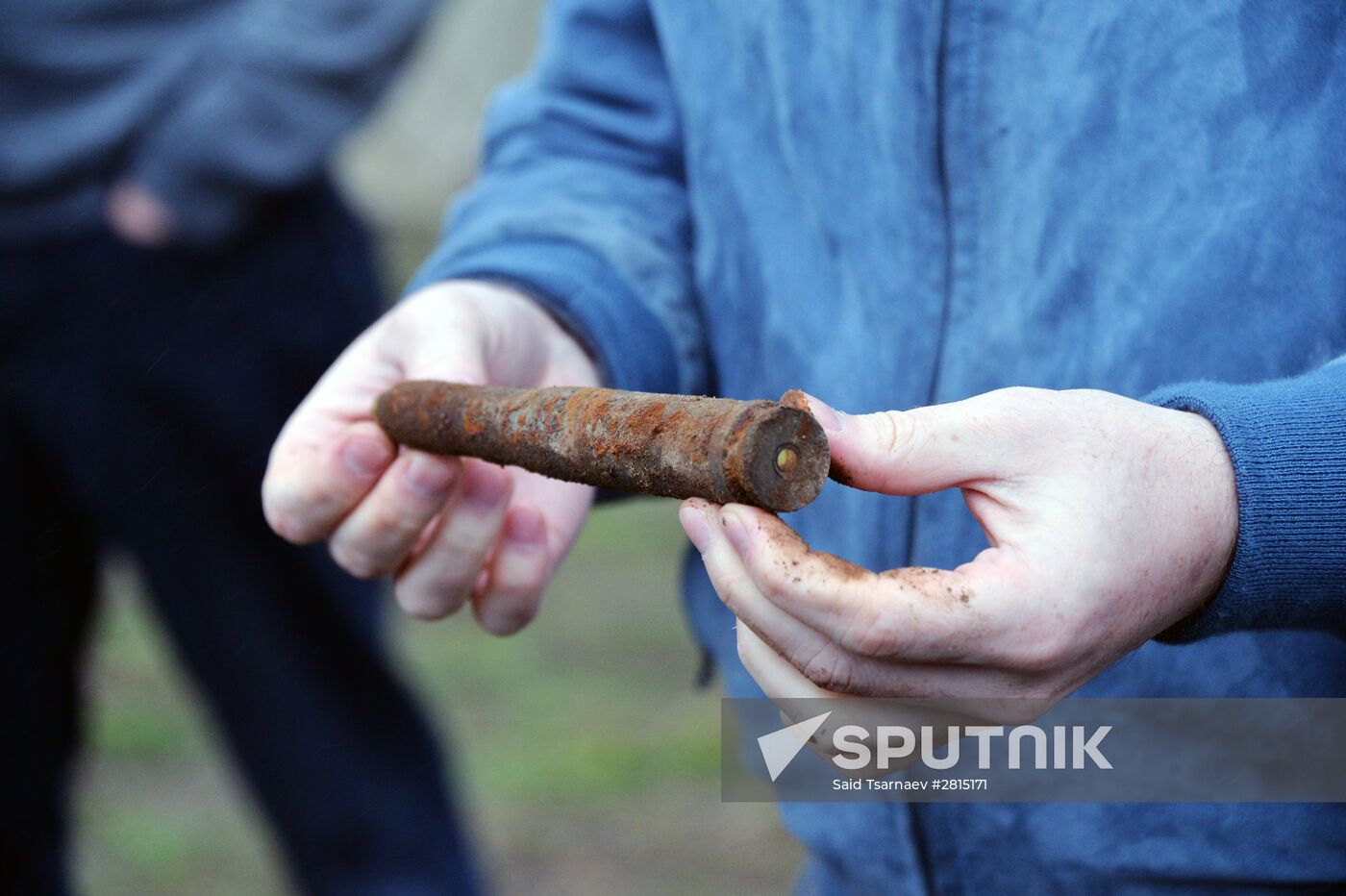 Searching for remains of soldiers killed during the Great Patriotic War, in the Chechen Republic