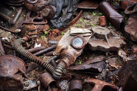Searching for remains of soldiers killed during the Great Patriotic War, in the Chechen Republic