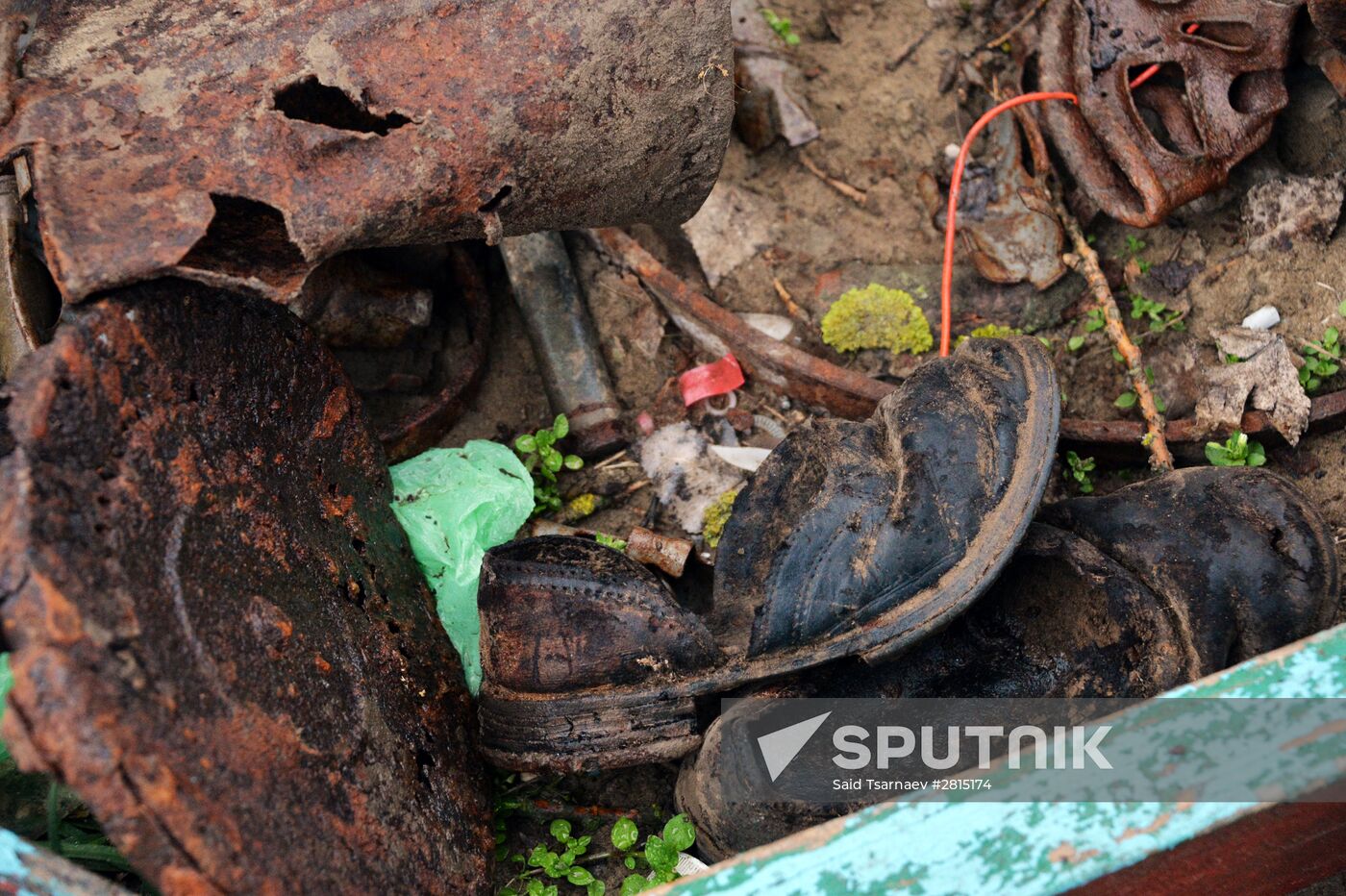 Searching for remains of soldiers killed during the Great Patriotic War, in the Chechen Republic