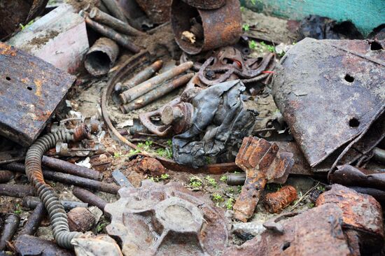 Searching for remains of soldiers killed during the Great Patriotic War, in the Chechen Republic