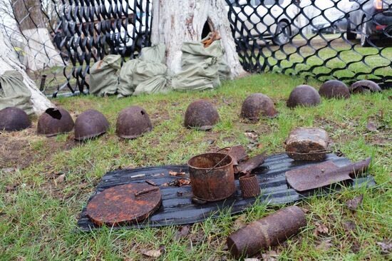 Searching for remains of soldiers killed during the Great Patriotic War, in the Chechen Republic