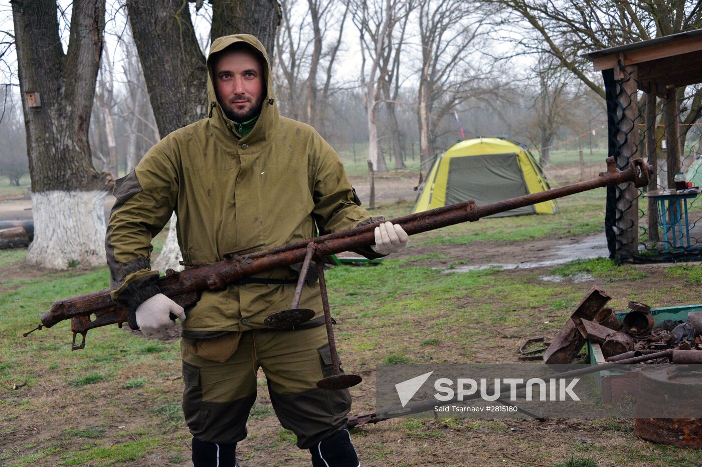 Searching for remains of soldiers killed during the Great Patriotic War, in the Chechen Republic