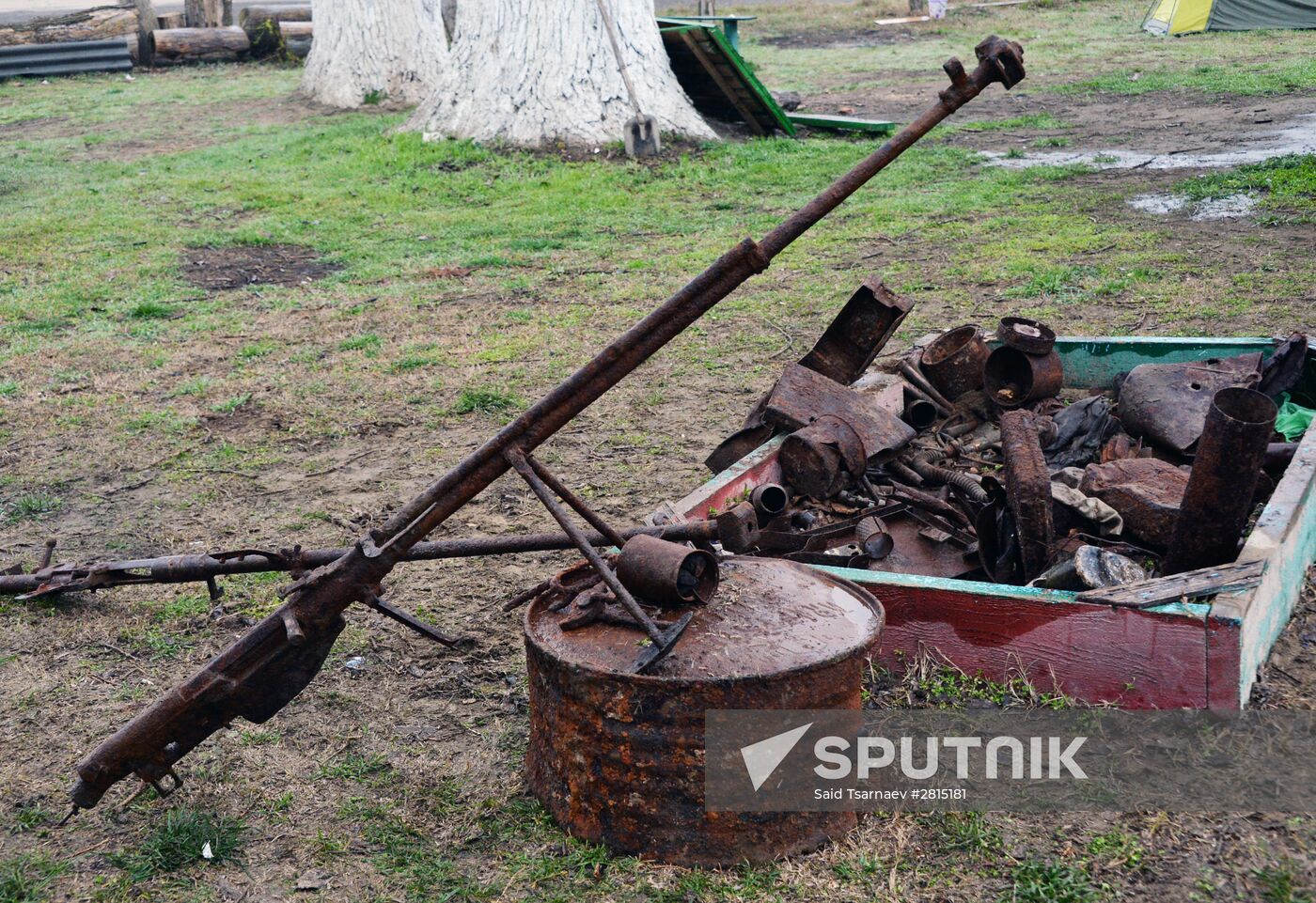Searching for remains of soldiers killed during the Great Patriotic War, in the Chechen Republic