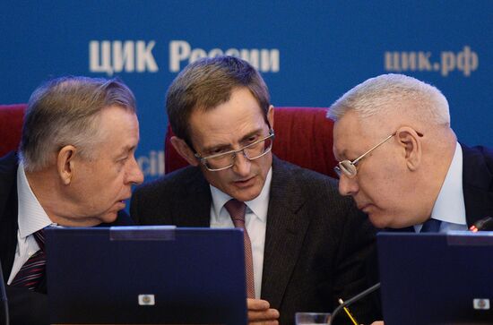 First meeting of new Central Election Committee of Russia