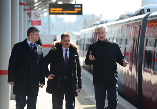 Sergei Sobyanin inspects Moscow Railway's Minor Ring