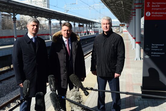Sergei Sobyanin inspects Moscow Railway's Minor Ring