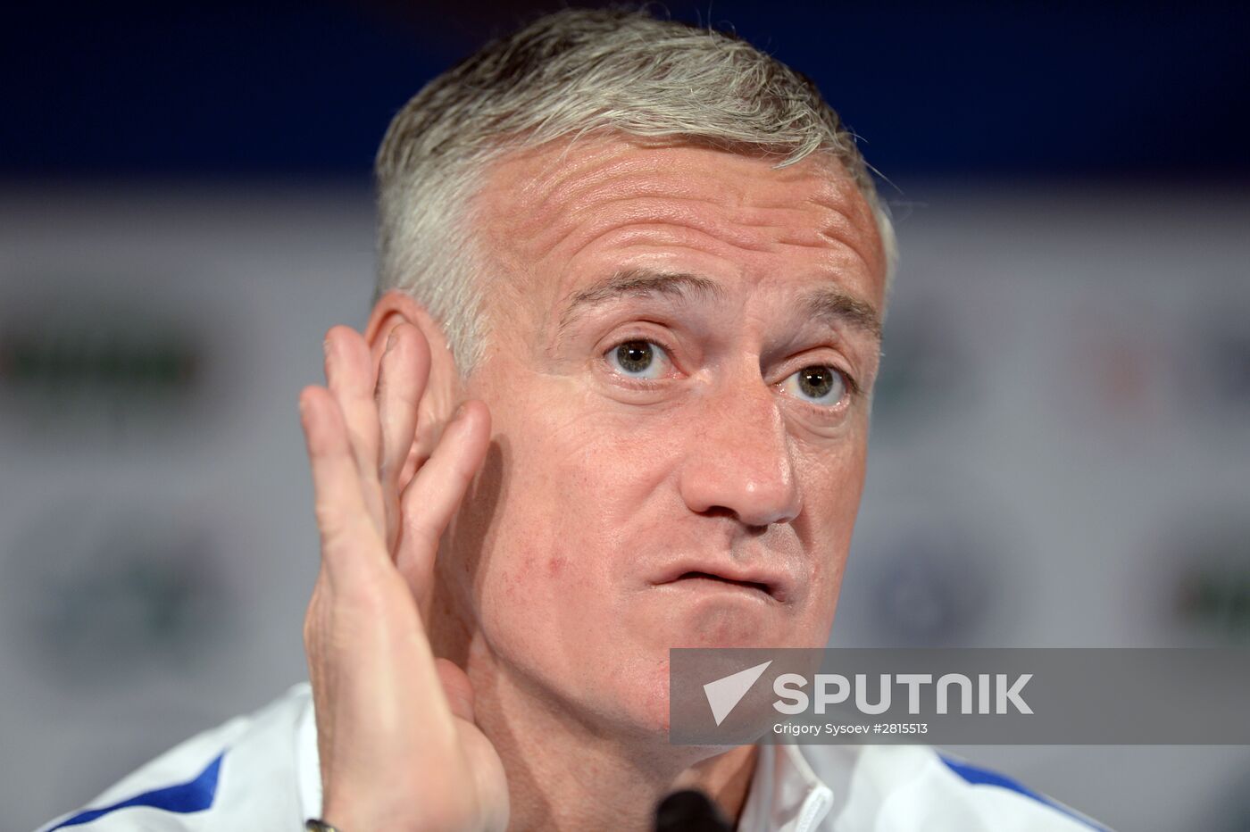 French national football team holds training session