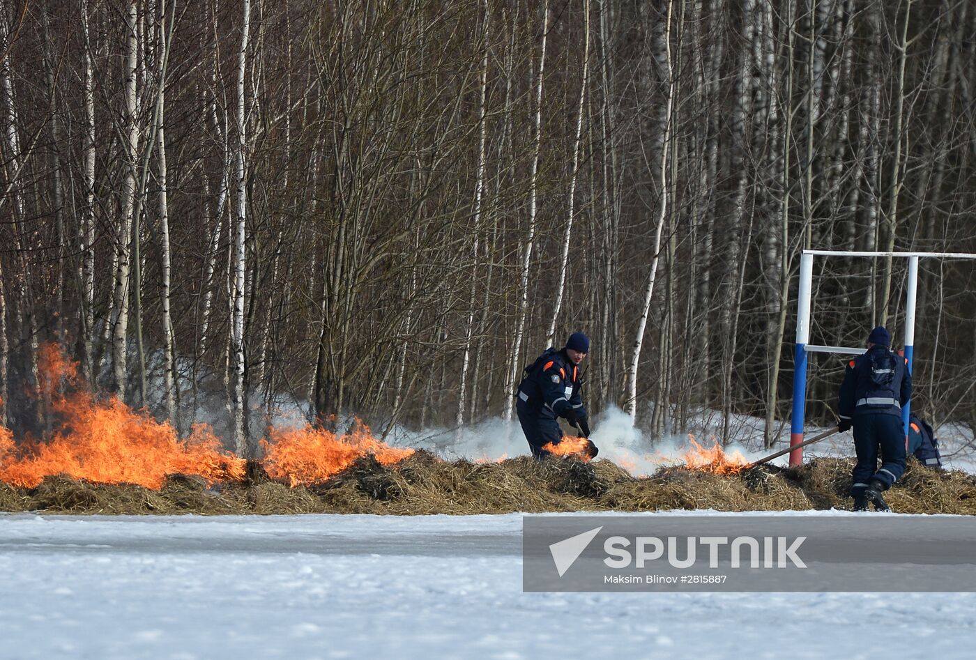EMERCOM holds wildfire response drills