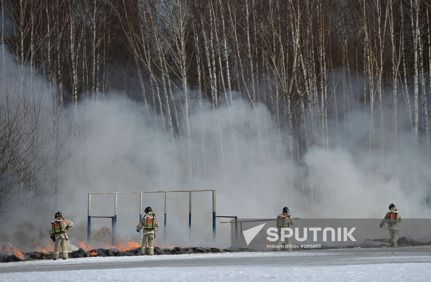 EMERCOM holds wildfire response drills
