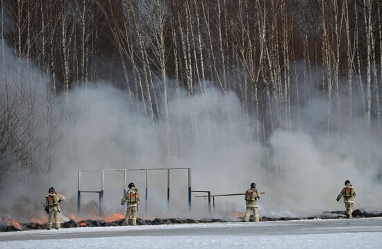 EMERCOM holds wildfire response drills