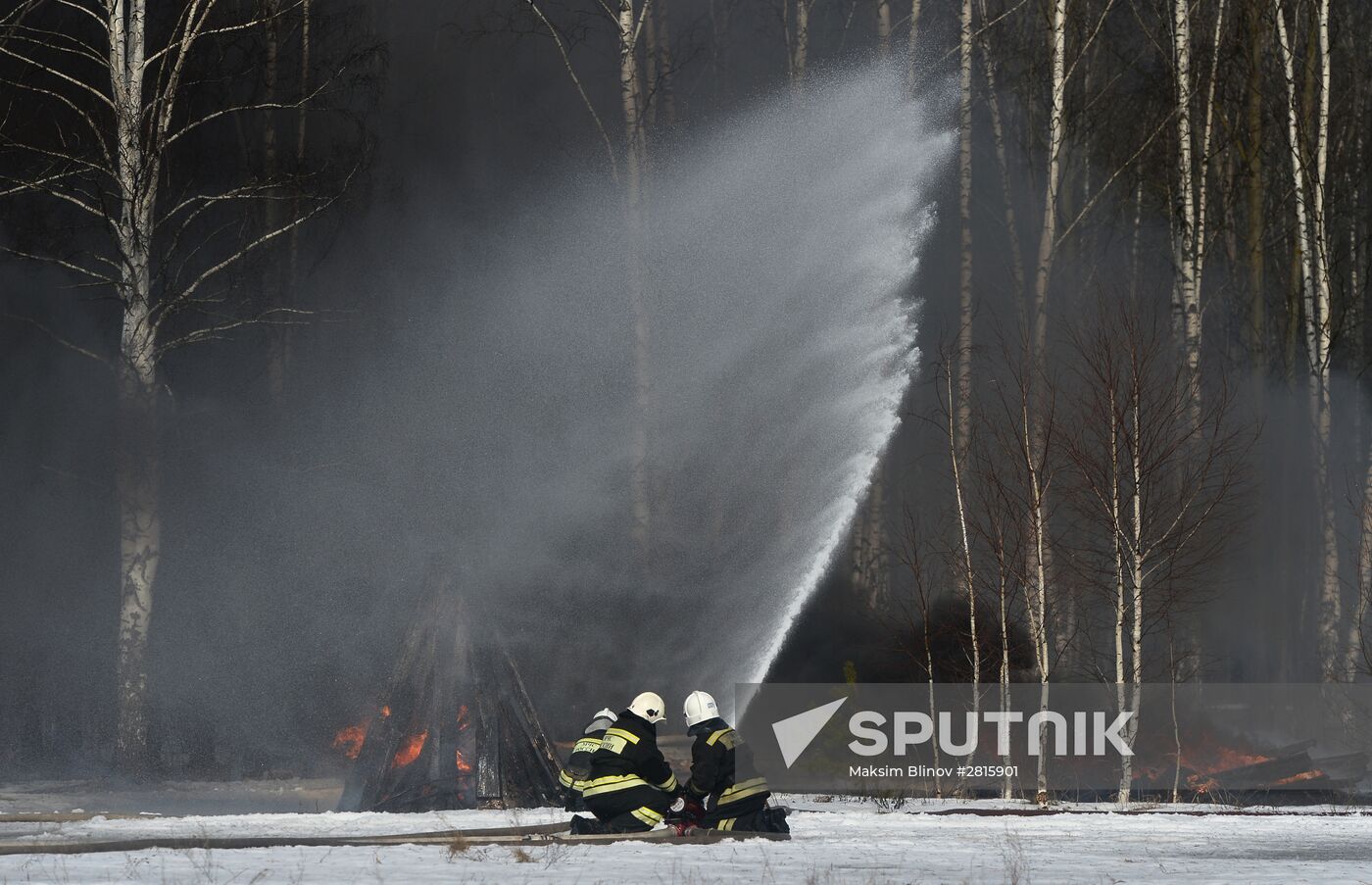 EMERCOM holds wildfire response drills