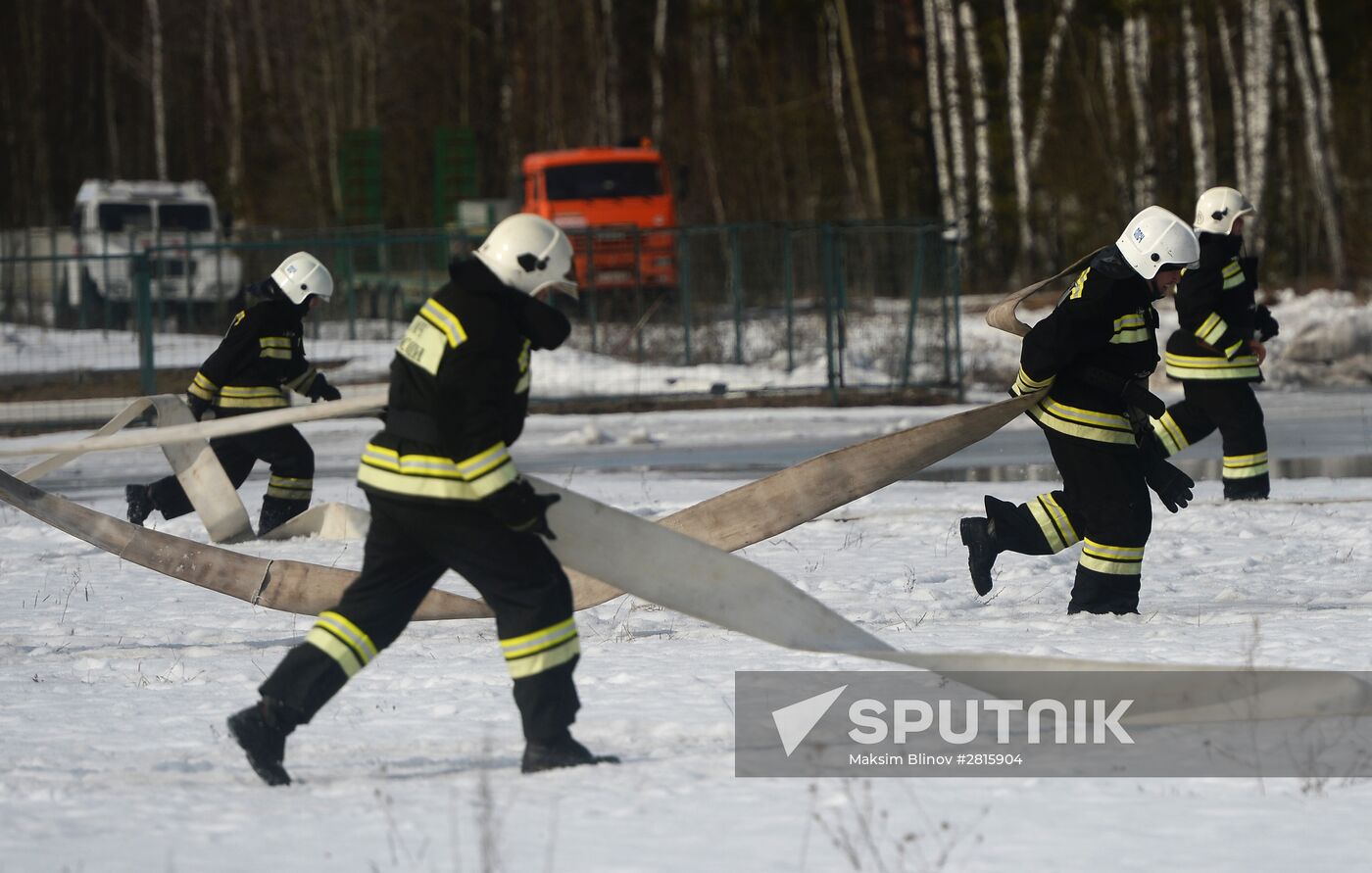 EMERCOM holds wildfire response drills