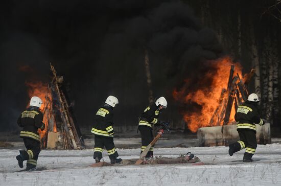 EMERCOM holds wildfire response drills