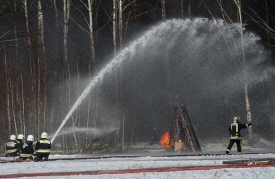 EMERCOM holds wildfire response drills