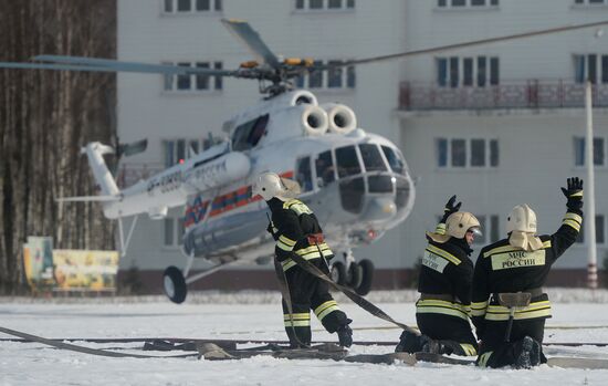 EMERCOM holds wildfire response drills