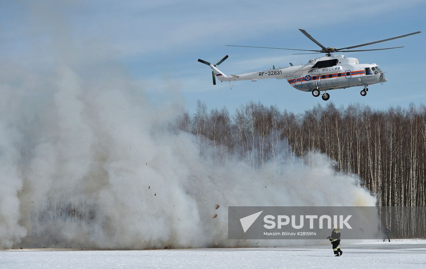 EMERCOM holds wildfire response drills