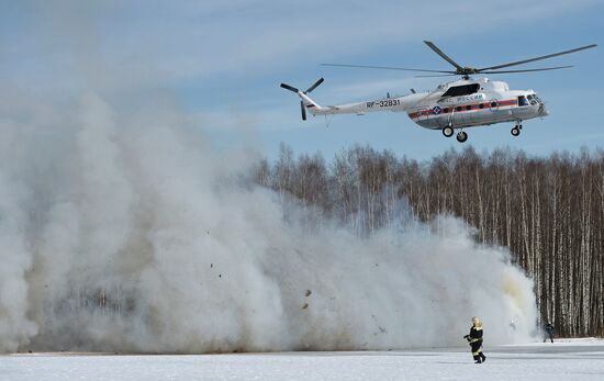 EMERCOM holds wildfire response drills