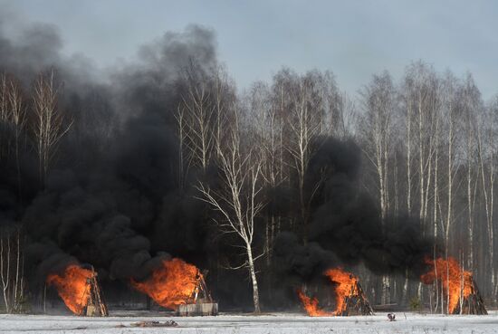 EMERCOM holds wildfire response drills