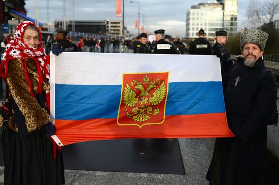 Football. Friendly. France vs Russia