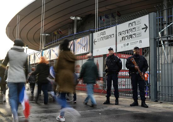 Football. Friendly. France vs Russia