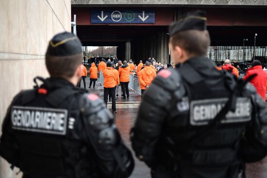 Football. Friendly. France vs Russia